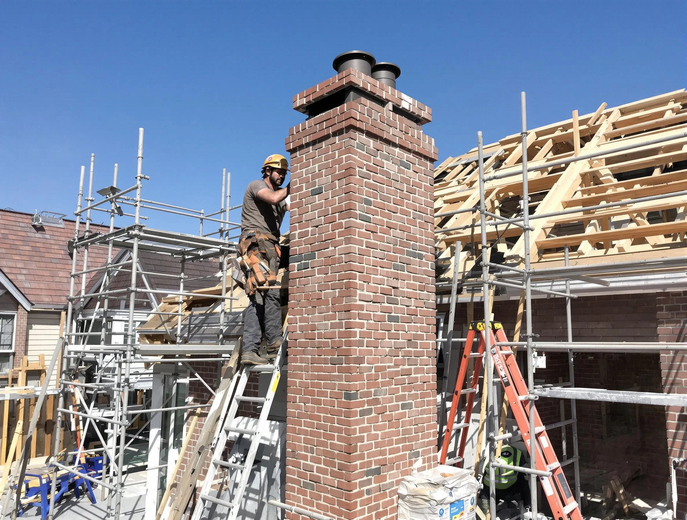 New chimney installation completed by Fairfield Chimney Sweep in Fairfield, AL