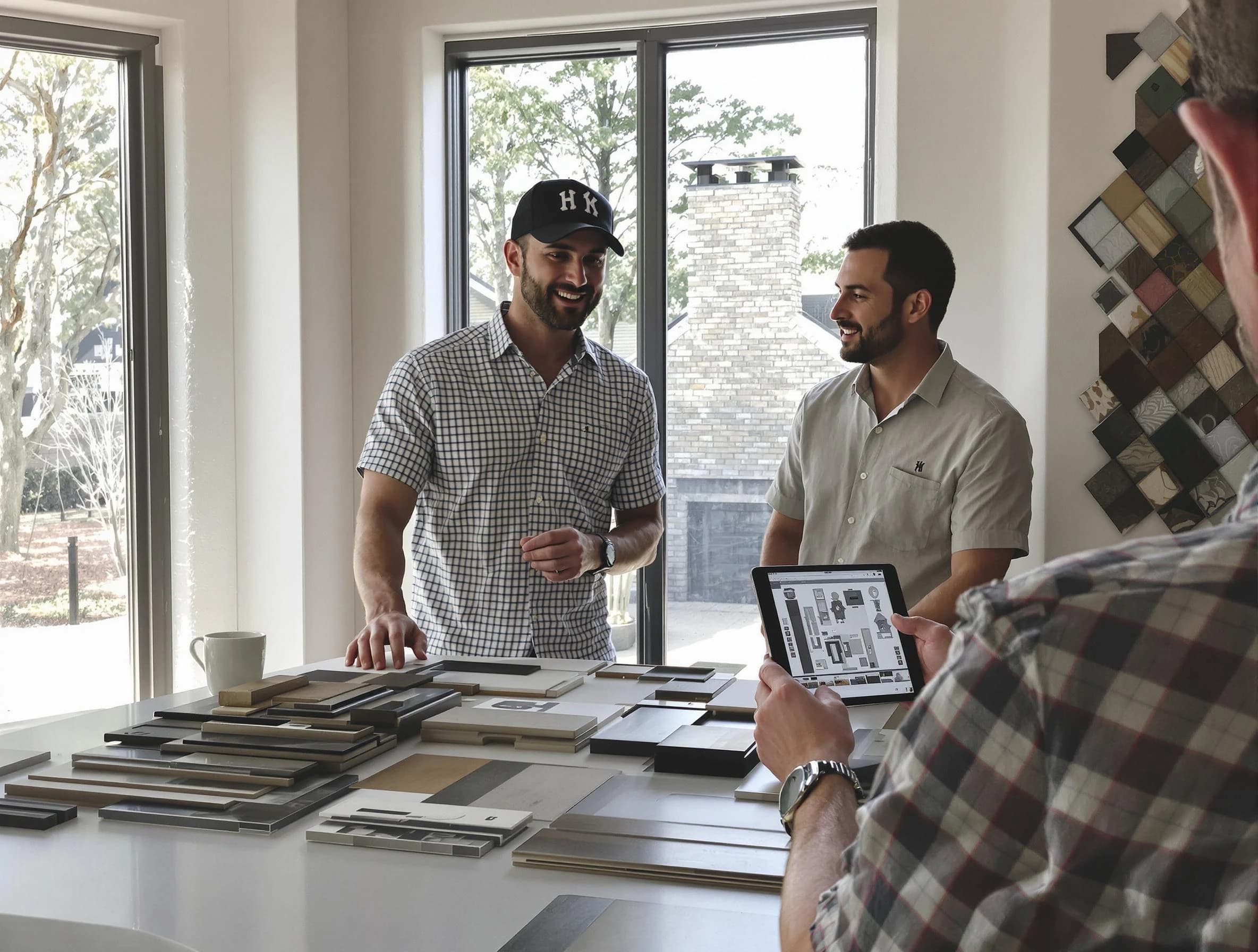 Fairfield Chimney Sweep remodeling a chimney and fireplace in Fairfield, AL