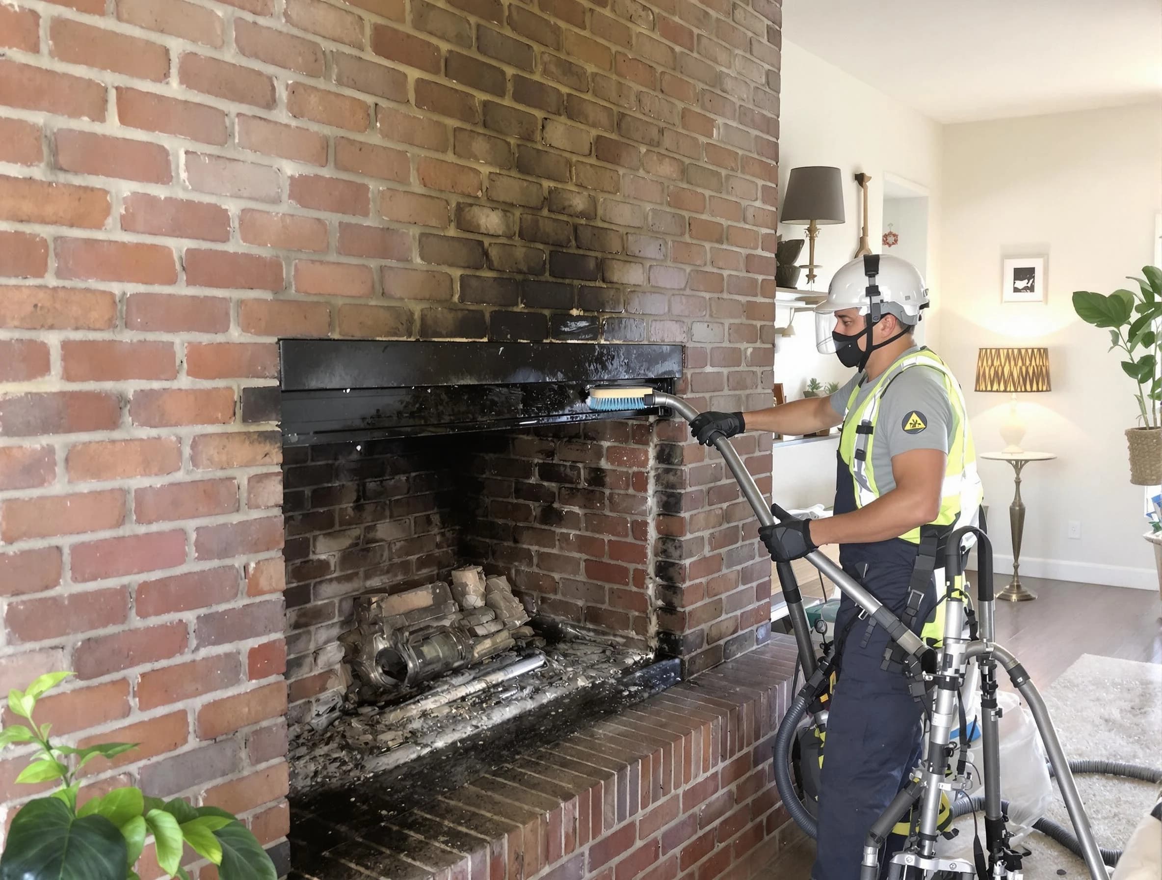Fairfield Chimney Sweep providing fireplace cleaning services in Fairfield, AL