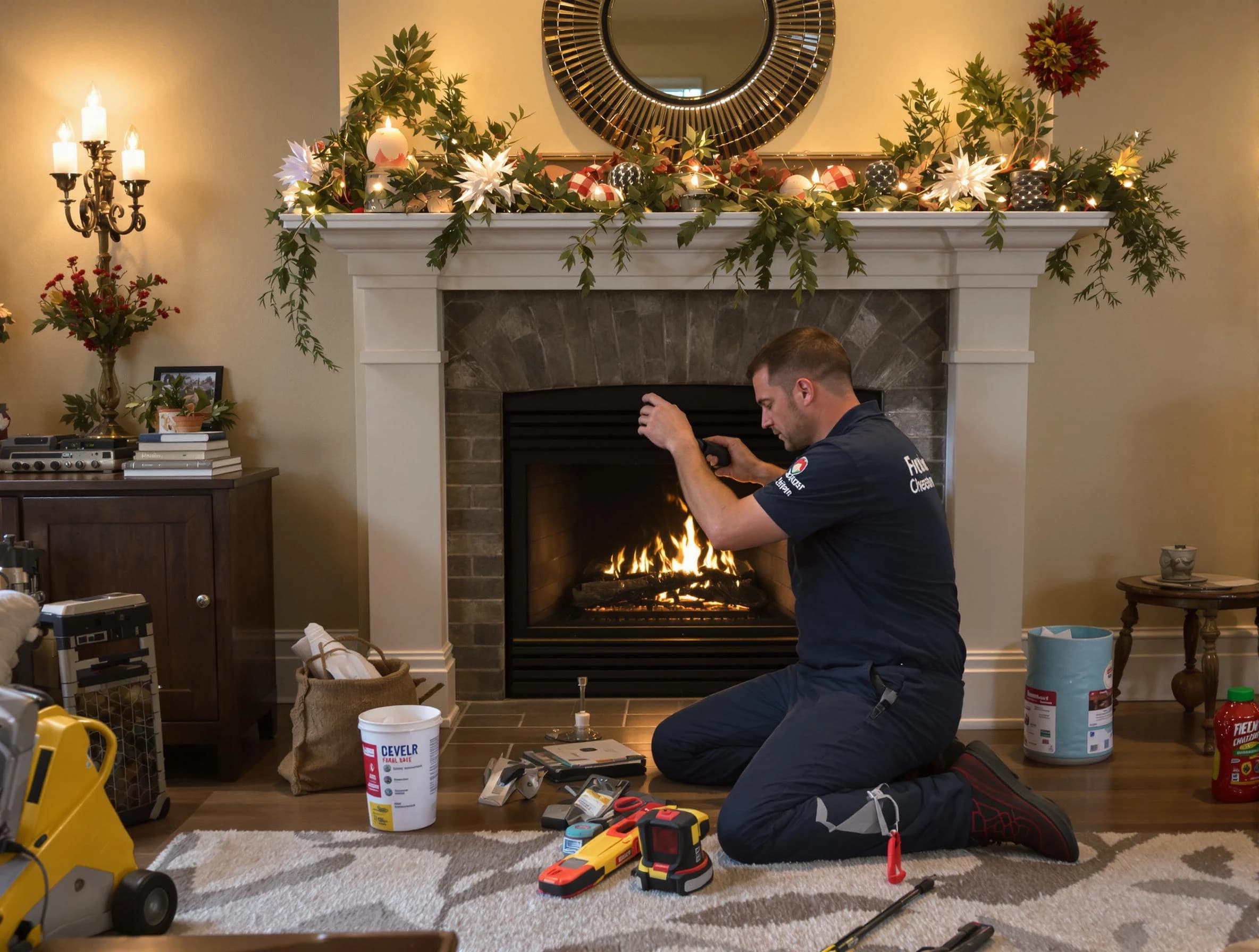 Fairfield Chimney Sweep offering fireplace maintenance services in Fairfield, AL