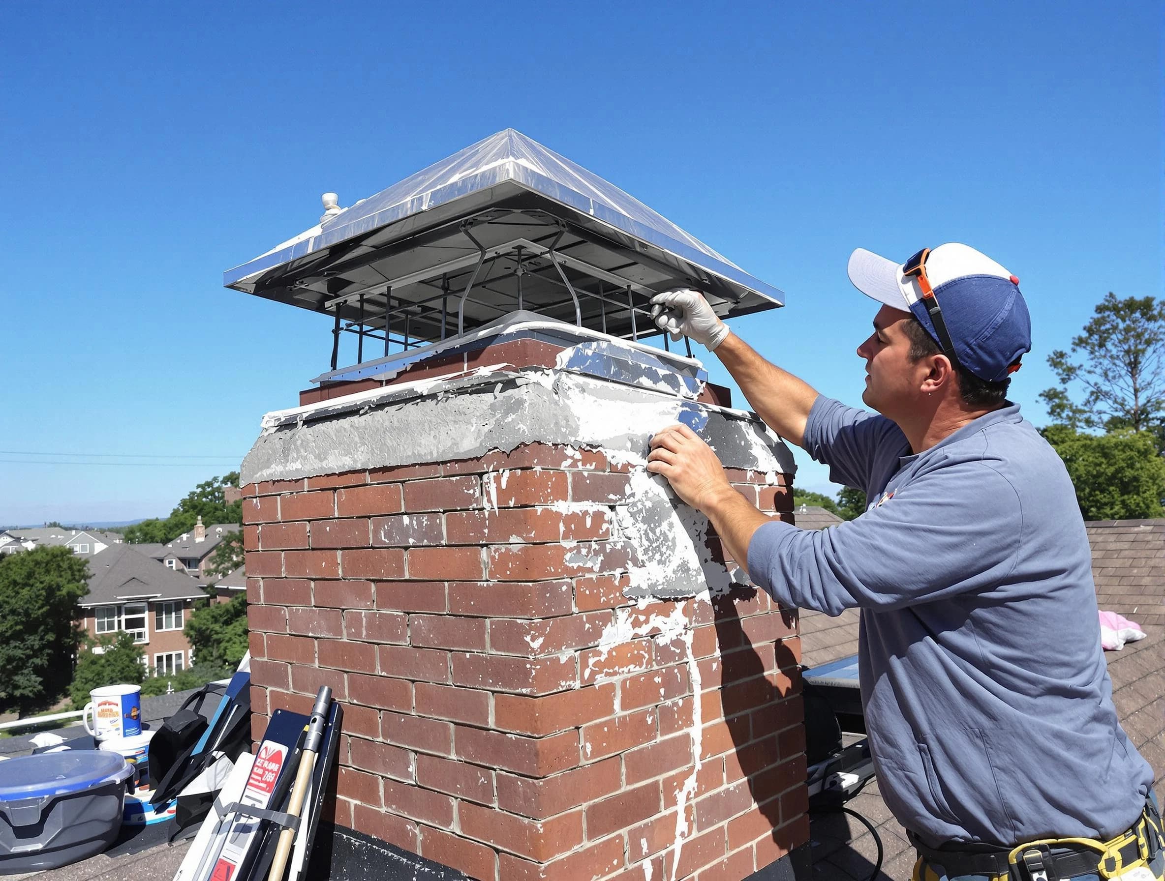Chimney Crown Services service in Fairfield, AL
