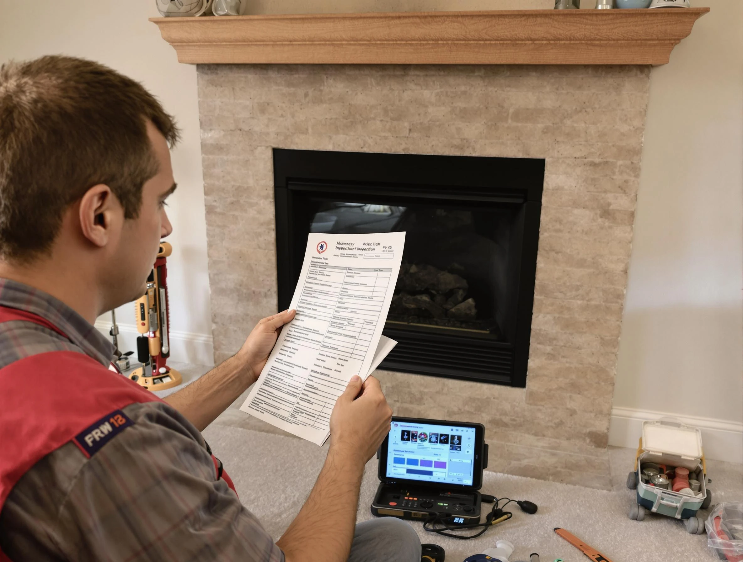 Thorough chimney inspection by Fairfield Chimney Sweep in Fairfield, AL