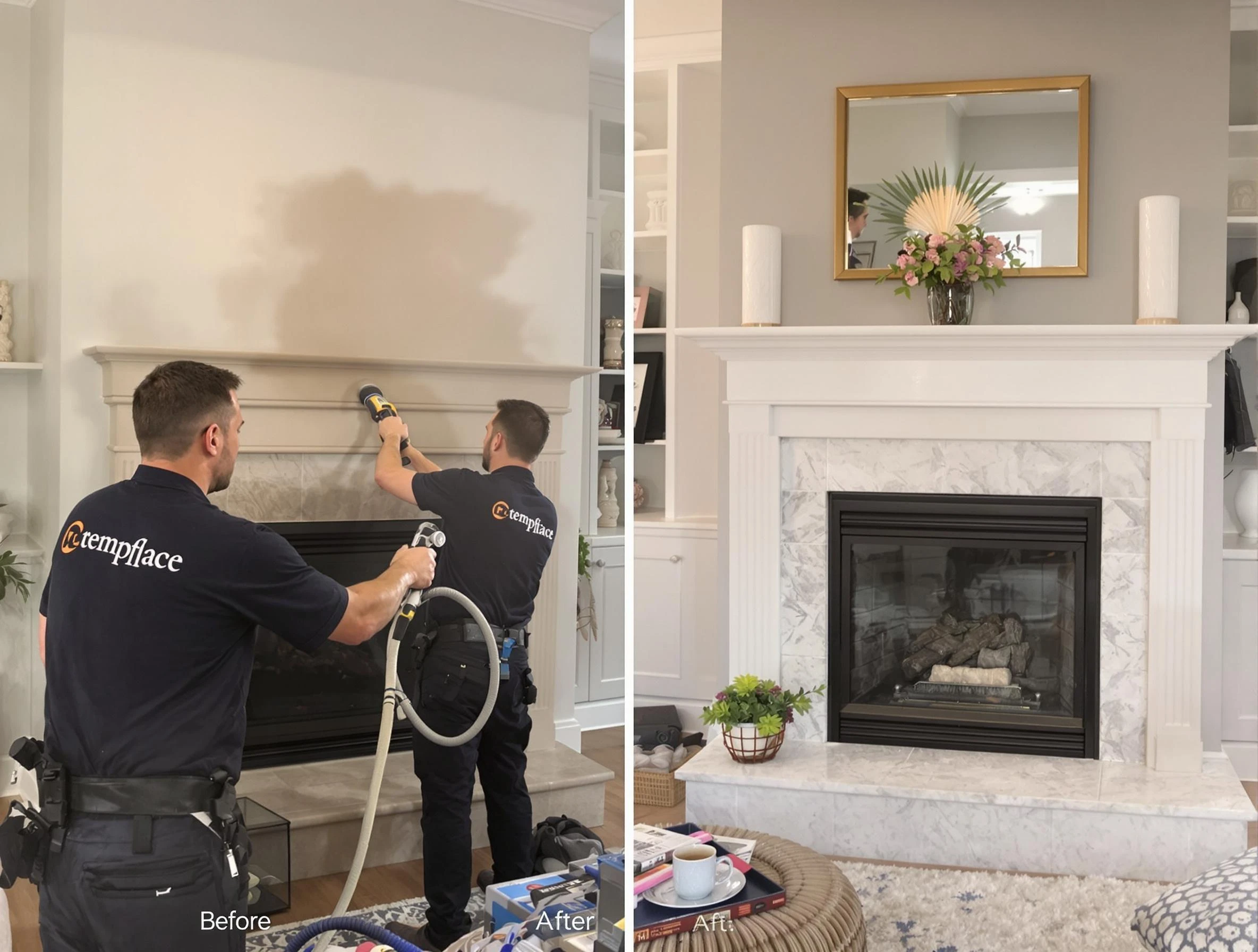 Professional soot removal by Fairfield Chimney Sweep team in Fairfield, AL